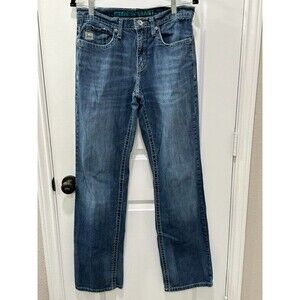 Cinch Grant Men's Bootcut Jeans 30x36 Dark Wash Relaxed Western Stretch Denim